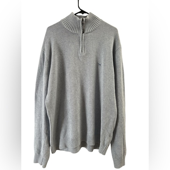 Rodd & Gunn merrick bay knit 1/4 zip grey sweater - Picture 3 of 7